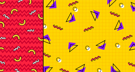 90s pattern fun background color abstract print