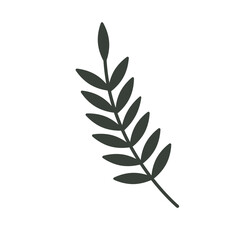 Obraz premium Winter botanical frame design with pastel hues, perfect for seasonal invites, posters, and minimalist digital art assets