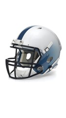 Fototapeta premium Football helmet, white and navy blue