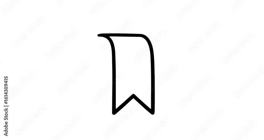 Poster interface icon downloadable vector bookmark design for books and planners simple outline style for c
