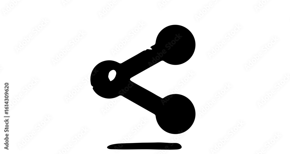 Poster interface icon share icon vector illustration for social media sharing and connection platform graph