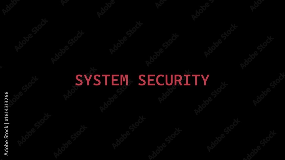 Fototapete cyber protection computer security and safety in internet animation tracing the track to a specific 