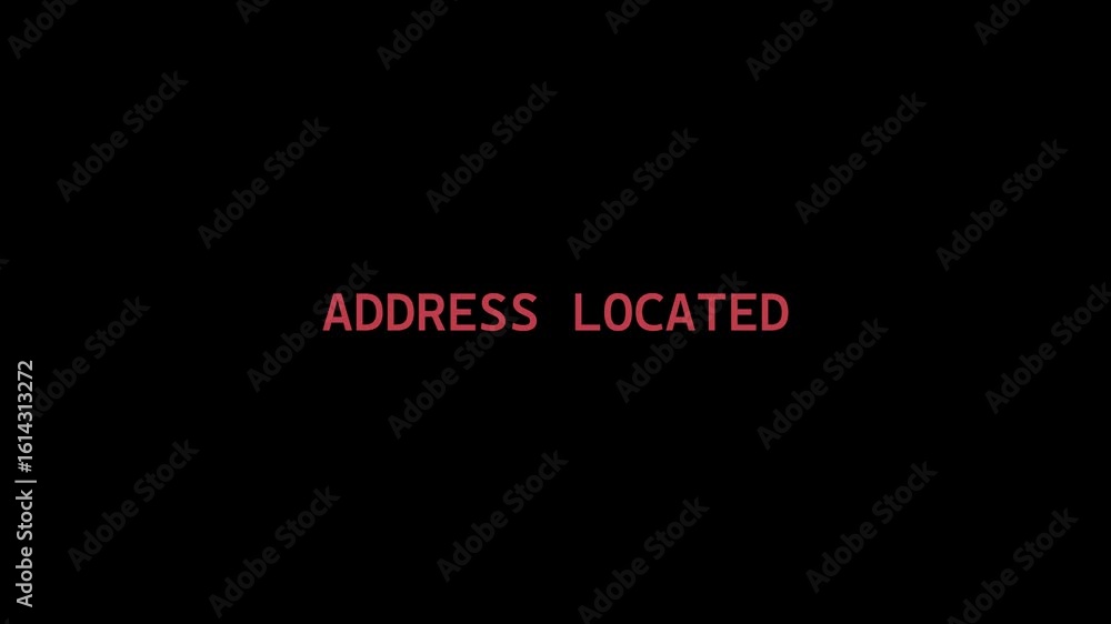 Aufkleber gps location tracker located animated tracking animation. location radar security system locate plac