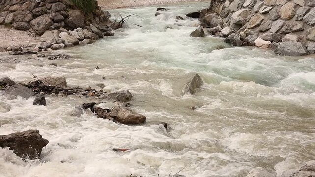 Partnach Gorge in Garmisch-Partenkirchen, in Bavaria, Germany