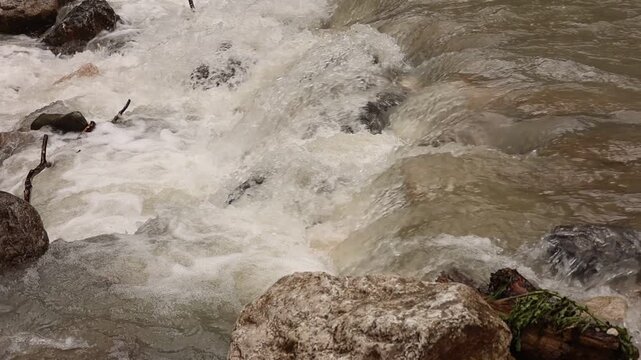 Partnach Gorge in Garmisch-Partenkirchen, in Bavaria, Germany