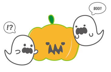 ゆるいハロウィン用挿絵