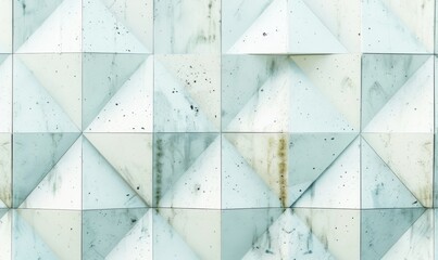 Geometric pyramid pattern background texture with concrete or stone material