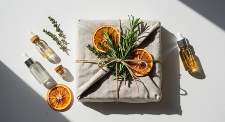 natural skincare brand concept package design