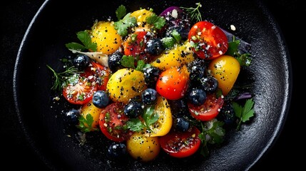 salad with vegetables