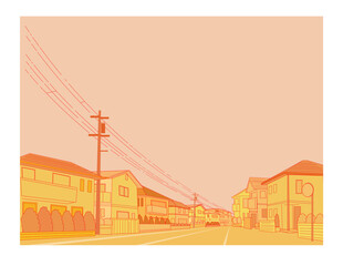 日本の住宅街