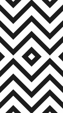 Abstract High Contrast Striped Pattern Background Loop