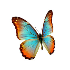 Obraz premium Artistic Butterfly Photography: Bright and Bold Tones, Clear View