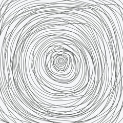 Abstract spiral grunge. Rose in the middle of a mess