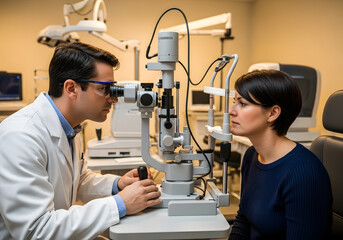 Doctor Consulting Patient in Clinic