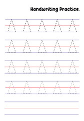 Handwriting Practice Sheets for Kids – Prewriting Tracing Lines, Curves, Patterns, Spirals, Triangles, Square's, zigzag, hexagonal , circles, opals, etc. for Fine Motor Skills Development.