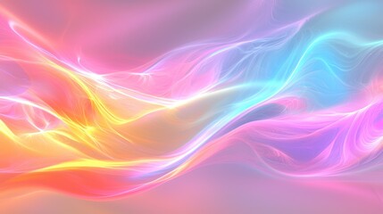 Abstract swirling pastel hues