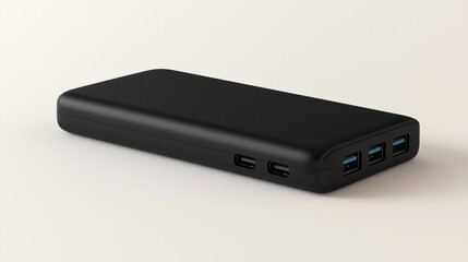 Portable power bank with multiple ports