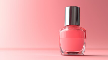 Pink nail polish bottle (1)