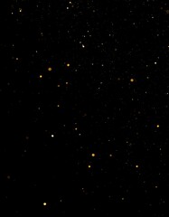 Golden sparkles on black background (1)