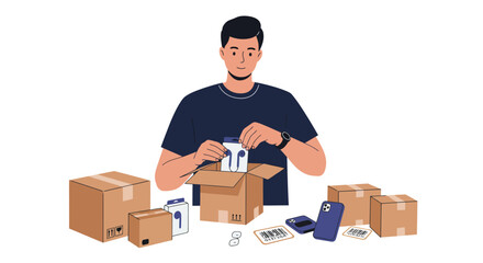 E-commerce Business: Shipping Earbuds and Phones