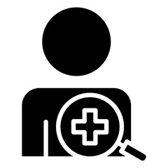Check Up Glyph Icon