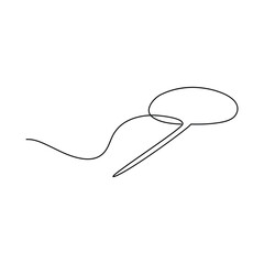 Chat single vector illustration icon,
, speech bubble  Speech bubble continuous one line art drawing dialogue speech bubble vector illustration 