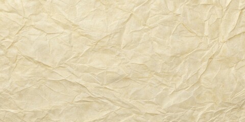 Fototapeta premium Textured Crumpled Beige Paper Background Ideal for Vintage Designs and Artistic Projects