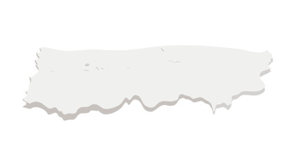 Puerto rico map vector illustration for infographic and travel destination design element