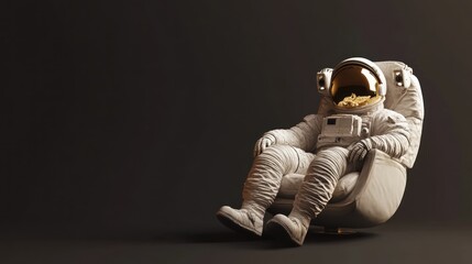 Astronaut's Leisure, A Tranquil Moment in Space Exploration History