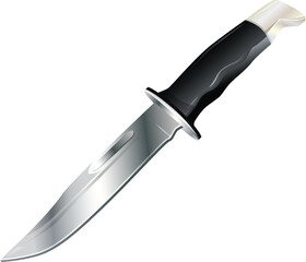 fixed knife realistic style