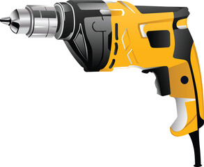 hand drilling machine realistic style