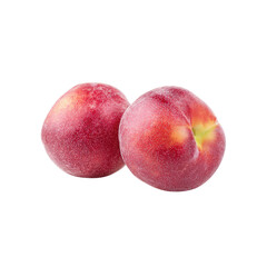 Fresh and Juicy Red Plums Isolated on White Background Perfect for Health and Nutrition Concepts