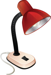 desk lamp realistic style