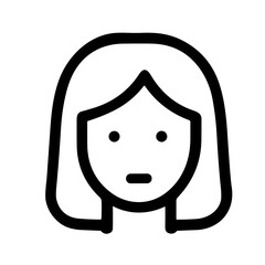 Hairdressing icon set