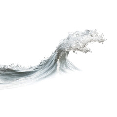 A powerful wave cresting