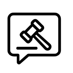 Law And Justice icon set