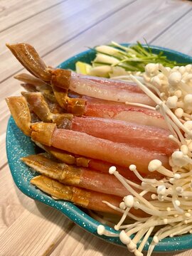 かにしゃぶの材料2