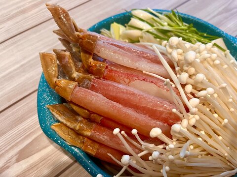 かにしゃぶの材料