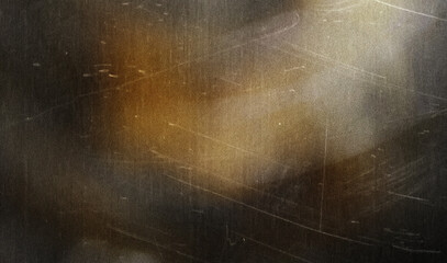 Blank Film Strip Texture Background with Heavy Grain, Scratches, Dust, and Studio Lens Flare