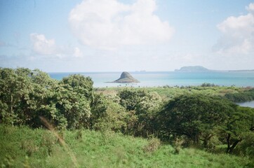 view of the sea and islands