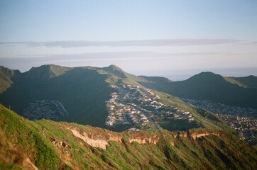 view from the top of mountain