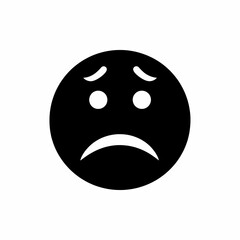 Black Sad Face A Depiction of Sorrow, Loneliness, and Unhappiness