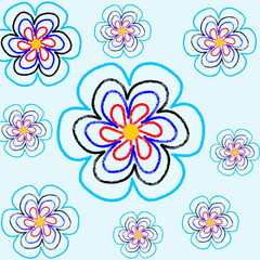 Abstract mandala background suitable for home decore and wallpaper purpose
