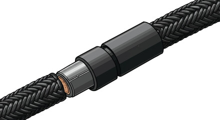 black flashlight isolated on white background, isolated, black, white, equipment, flashlight, tool, object, metal, pump, lamp, light, torch, pen