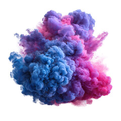 Fototapeta premium Abstract cloud of swirling colors