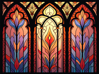 stained glass window