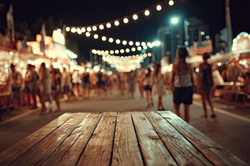 Night Market Crowd