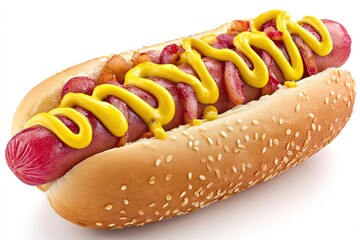 Hot Dog with Mustard