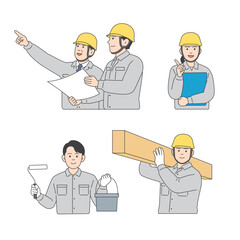 点検する作業員
