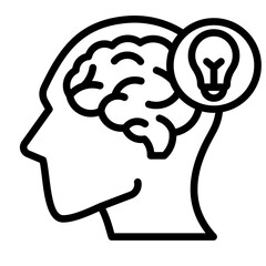 Thought Leadership  Icon Element For Design
